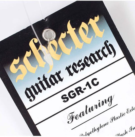 Schecter Βαλίτσα Ηλεκτρικής Κιθάρας με Επένδυση Μαύρη