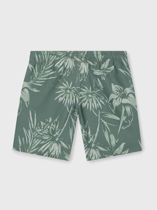 O'neill Cali Floral Kids Swimwear Swim Shorts GREEN