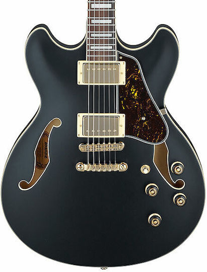 Ibanez AS73G Ηλεκτρική Κιθάρα Semiacoustic με HH Διάταξη Μαγνητών Black Flat