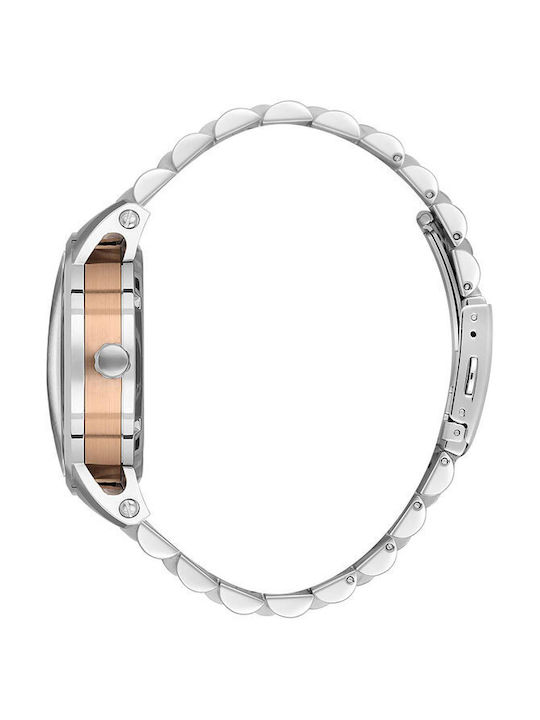 Beverly Hills Polo Club Uhr Automatisch mit Silber Metallarmband