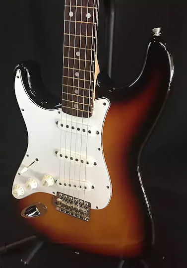 Fernandes LE 1 Ηλεκτρική Κιθάρα για Αριστερόχειρες ST Style με SSS Διάταξη Μαγνητών Sunburst