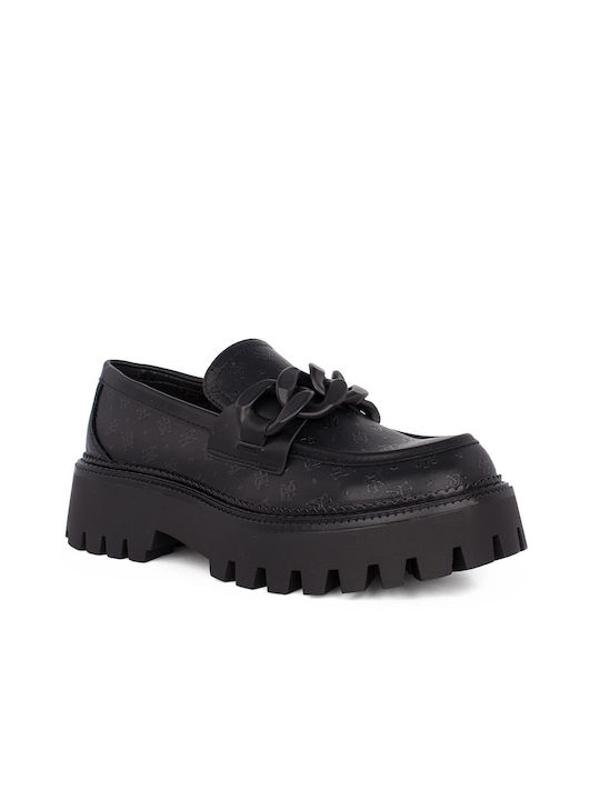 Replay Women's Loafers in Black Color