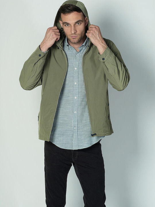 Jacke Wasserdicht und Winddicht Olive