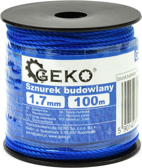 Geko Rope Diameter 1.7mm Length 100m Blue
