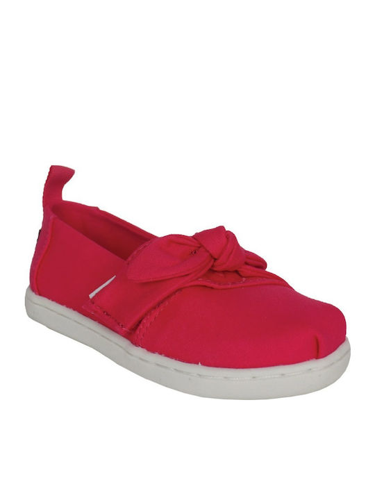 Kids Espradrilles with Hoop & Loop Closure Fuchsia Alpargata