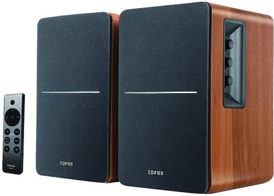 Edifier R1280DBS Αυτοενισχυόμενα Ηχεία με Bluetooth 42W (Ζεύγος) Καφέ