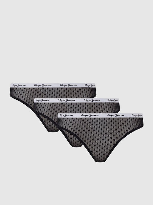 Дамско Прашка 3Pack Черни