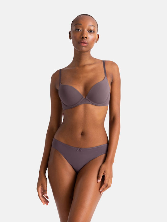 Women's Slip 2Pack with Lace Pink-purple