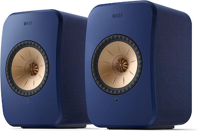 Kef LSX II Αυτοενισχυόμενα Ηχεία 2 Δρόμων με Bluetooth 70W (Ζεύγος) Cobalt Blue