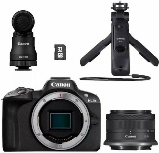 Canon EOS R50 Creator Kit Mirrorless Φωτογραφική Μηχανή