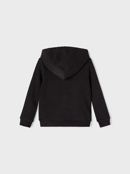 Kids Sweatshirt Cardigan Black
