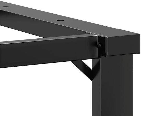 vidaXL Черен Мантеден Крак За Мебели Подходящ За Маса / Малка Маса 60x40x38см
