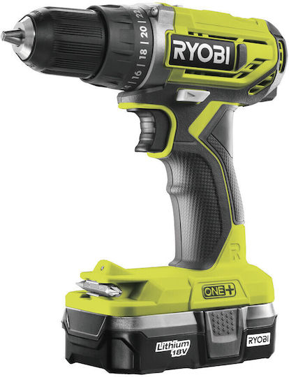 Ryobi Κρουστικό Δραπανοκατσάβιδο Μπαταρίας 18V 1x1.3Ah