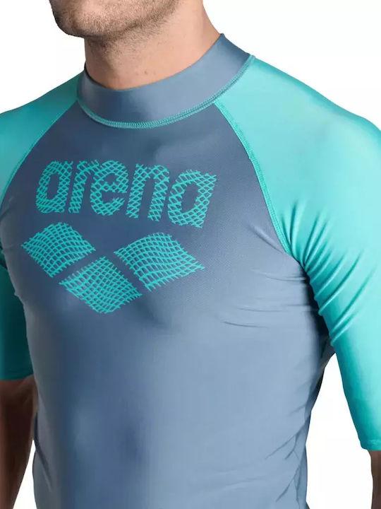 Arena Bărbați Mâneci scurte Tricou de protecție solară Gri