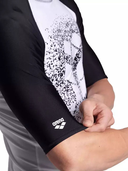Arena UPF 40+ Men's Short Sleeve Sun Protection Shirt White