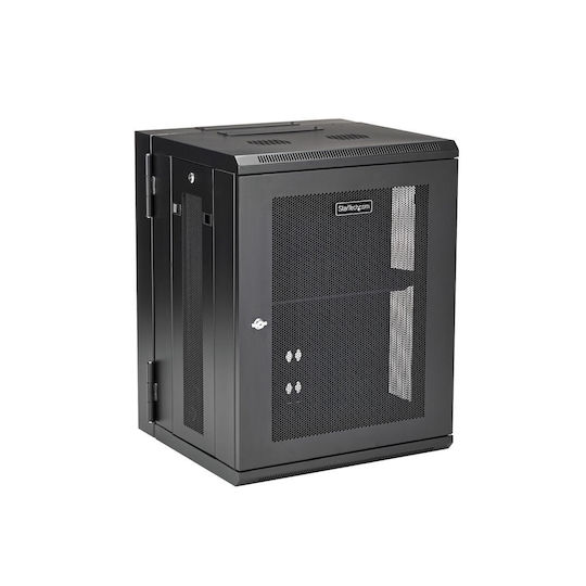 StarTech Επιτοίχια Καμπίνα Rack Μαύρο RK1520WALHM