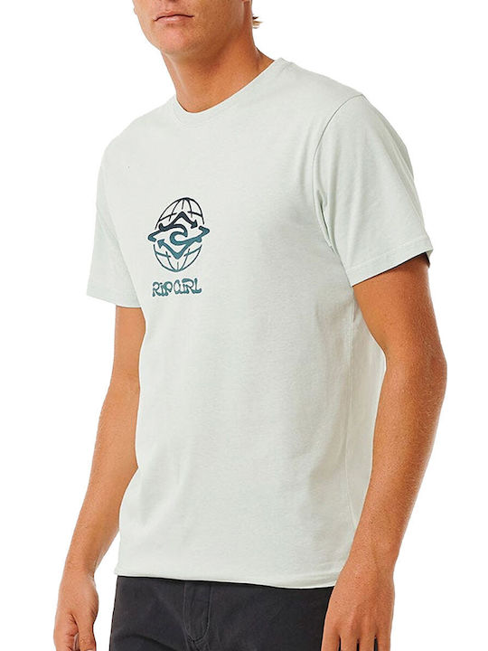 Rip Curl Ανδρικό T-shirt Κοντομάνικο Μπεζ