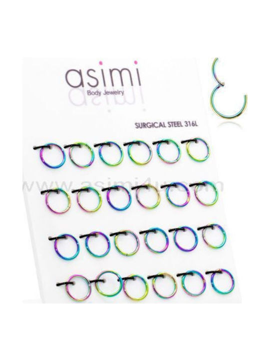 Asimi Body Piercing Earrings Hoops made of Steel