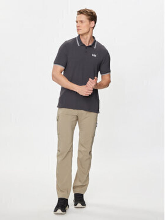 Polo Kurzarm Braun Bluse