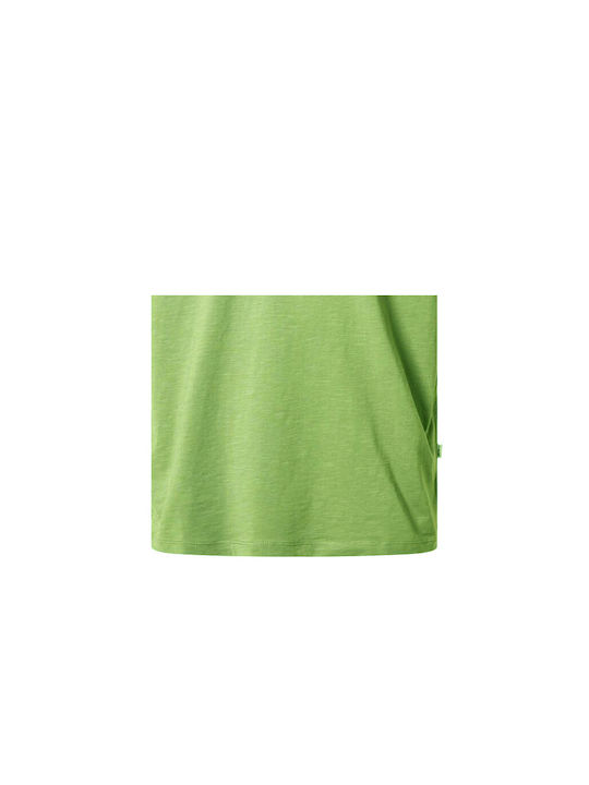 Selected T-shirt Bărbătesc cu Mânecă Scurtă Verde