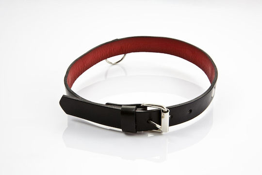 Natural Leather Collar Narrow Thin Ladies Whips