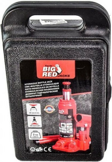 Torin Hydraulic Bottle Jack with Lifting Capacity up to 37.2cm and Weight Capacity up to 3 Tons