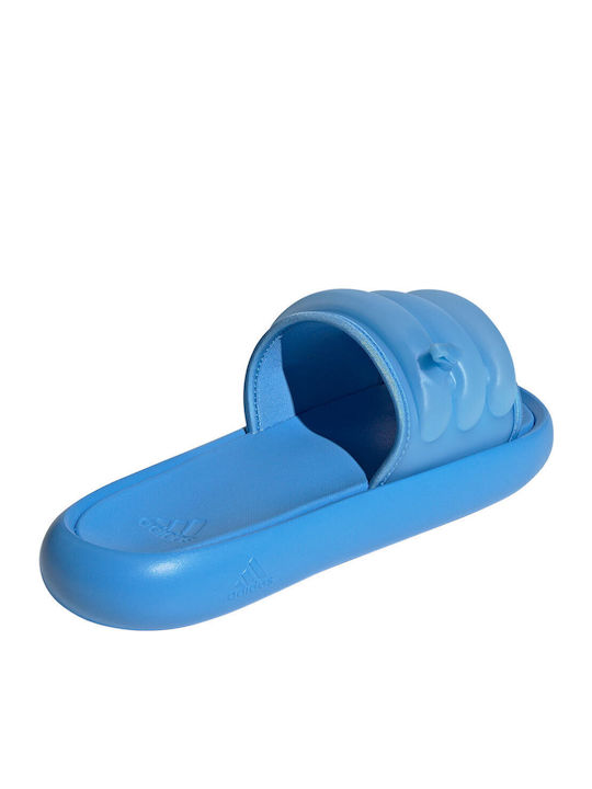 Adilette Зпляащ Слайдове В Син Цвят