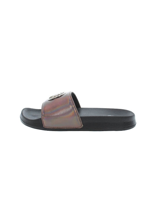 U.S. Polo Assn. Women's Slides Black