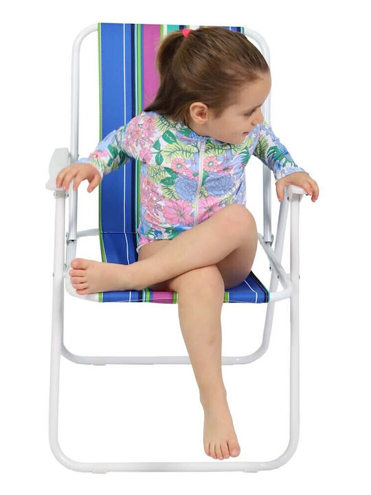Waves Kids Swimwear Long Sleeve Shirt Sky Blue
