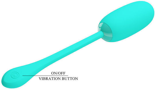 Pretty Love Julius Waterproof-rechargeable Vibrating Egg Aqua Green