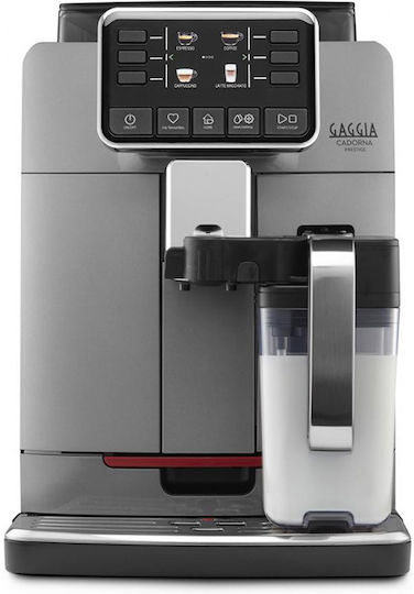 Gaggia Cadorna Prestige Automatic Espresso Coffee Machine 1900W Pressure 15bar with Grinder Grey RI9604/01