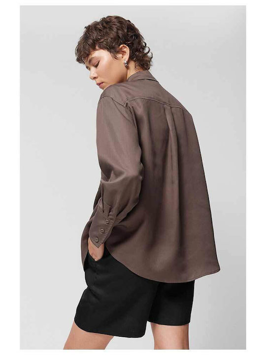 Outhorn Women's Long Sleeve Shirt Brown