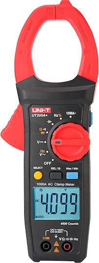 Uni-T Clamp Meter Digital 1000A AC with Test Leads UT205A+