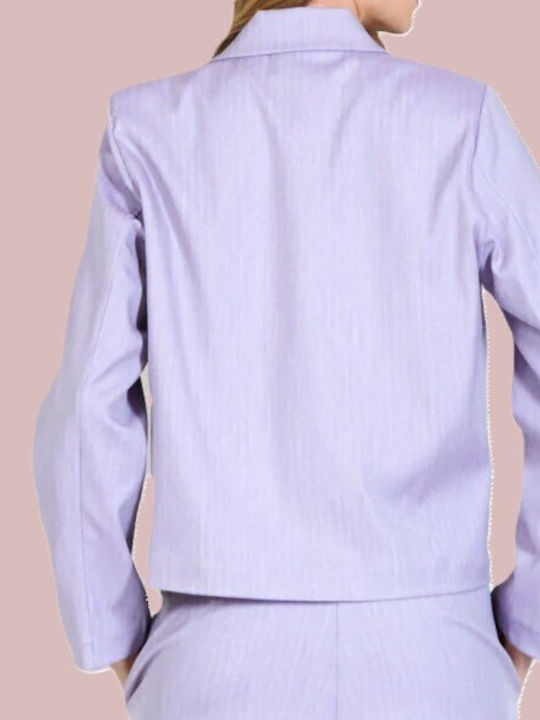 Sharks Bay Clothing Γυναικείο Σακάκι Λιλά