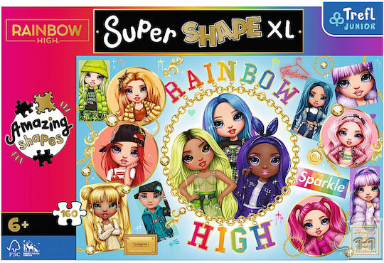 Puzzle Trefl Primo Super Shape Xxl 160 Regenbogen Hoch Bunte Freunde