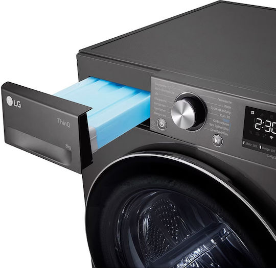 LG RT80V9B Uscător De Rufe 8kg Cu Pompă De Căldură