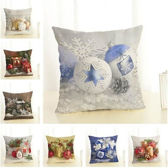Pernă decorativă de Crăciun Pătrat Alb 45x45buc 1buc