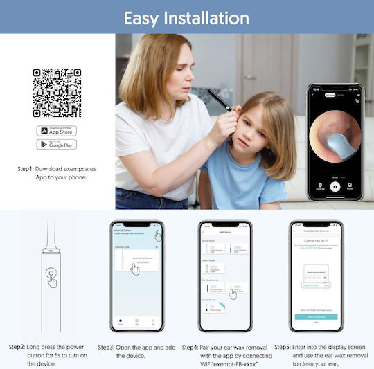 Smart Ендоскопична Камера Wi-Fi