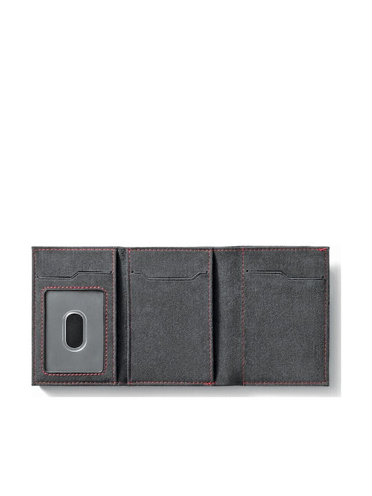 Портфейл за карти Cactus Alcantara RFID Двоен Сив