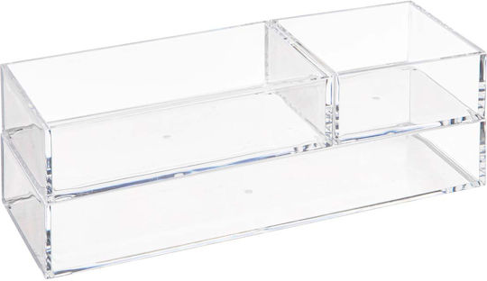 5Five Cosmetic Organizer Cases Transparent 3pcs