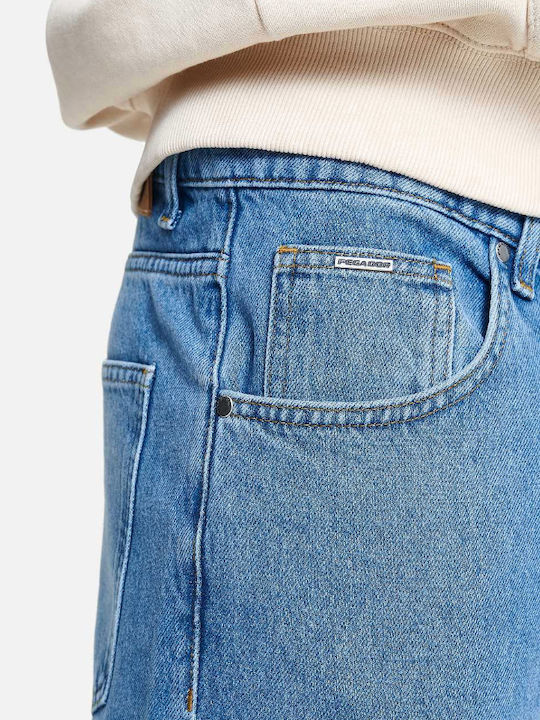 Pegador Men's Jeans Pants in Baggy Line Blue