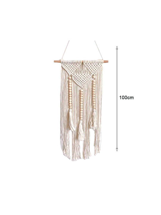 Hanging Decorative Macrame made of Fabric 100cm 1pcs