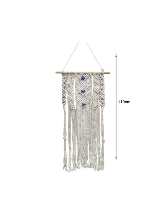 Macrame Hängendes Wanddekoration aus Stoff 110cm