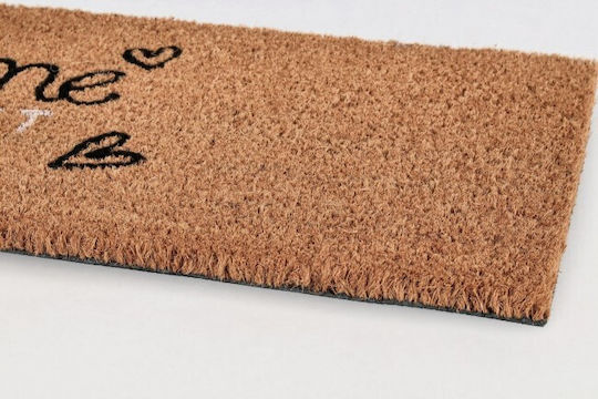 Bizzotto Doormat Home Sweet Home Beige 25x75cm 0280761 Beige