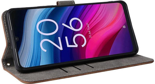 Brush Magnetic Wallet Καφέ (TCL 505)