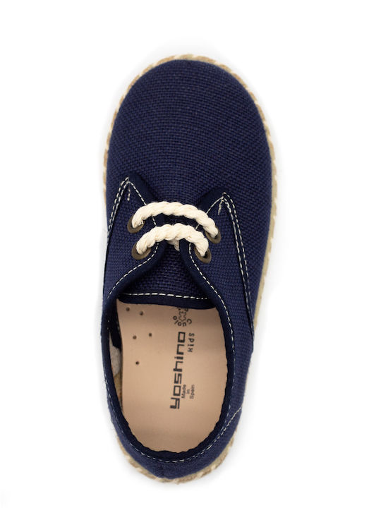 Kids Espradrilles with Laces Blue