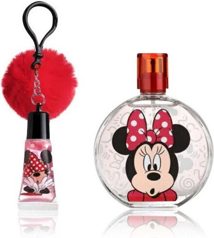 Air-Val International Παιδικό Σετ Eau de Toilette Minnie Mouse 100ml με Lip Gloss & Τσαντάκι Πλάτης