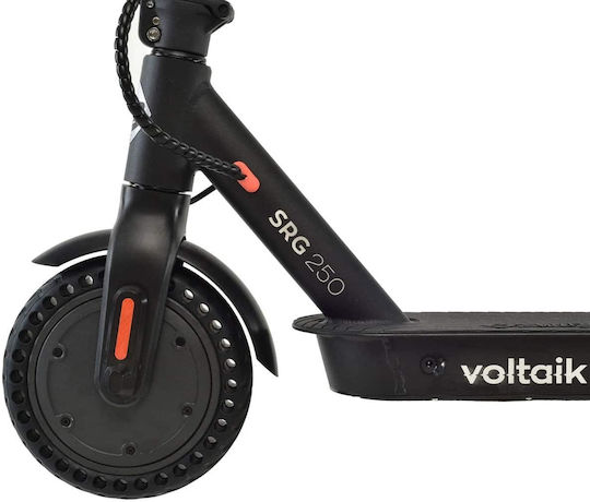 Street Surfing Voltaik SRG 250 Ηλεκτρικό Πατίνι με 25km/h Max Ταχύτητα και 25km Αυτονομία σε Μαύρο Χρώμα