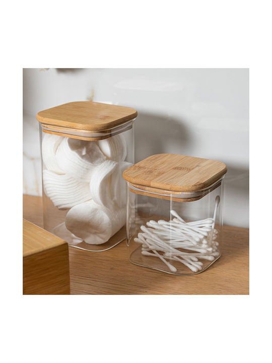 Estia Essentials Βάζο Γενικής Χρήσης με Καπάκι Γυάλινο 550ml