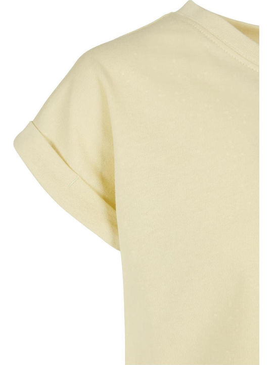 Παιδικό T-shirt Soft Yellow Extended Shoulder Tee